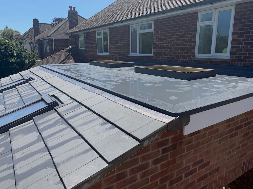 Photo showing Performance Roofing Solutions recent roofing work